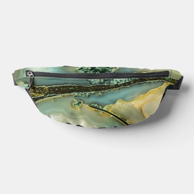 Inside a semi-precious stone bum bags (Lay Down)