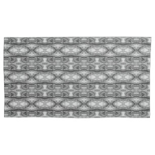 Inside a semi-precious stone grey small pattern pillowcase
