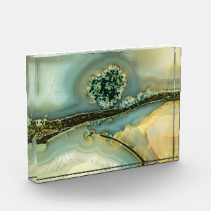 Inside a semi-precious stone photo block