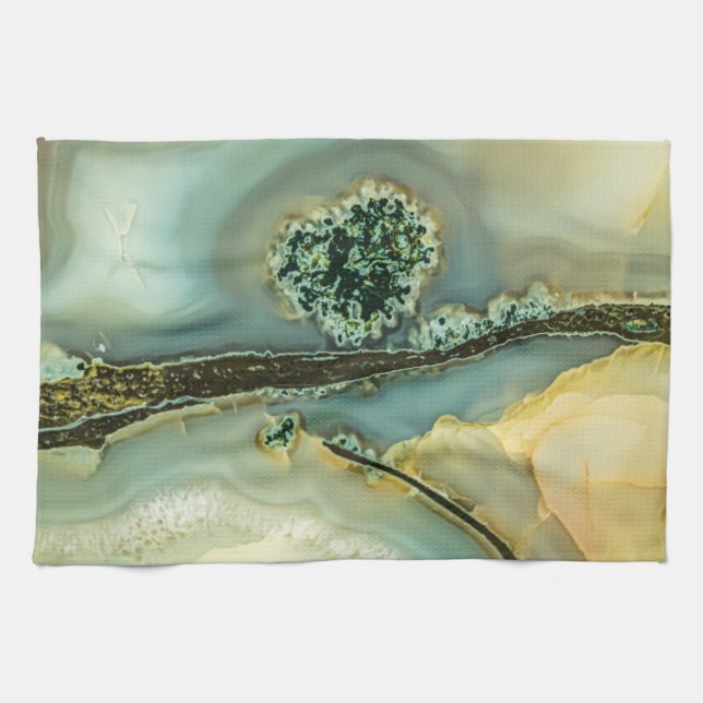 Inside a semi-precious stone tea towel (Horizontal)