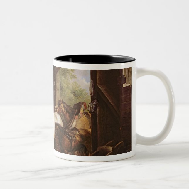 Inside a Stable Two-Tone Coffee Mug (Right)