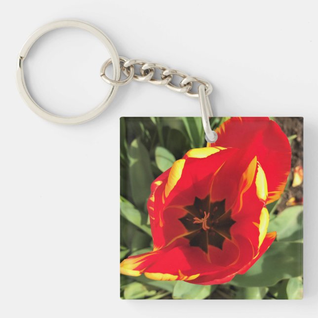Inside Banja Luka Tulip, Oregon Key Ring (Front)