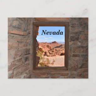 Inside cabin view of the Valley of Fire  Postcard