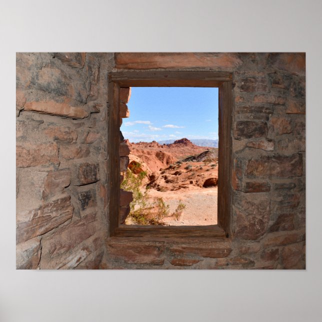 Inside cabin view of the Valley of Fire  Poster (Front)