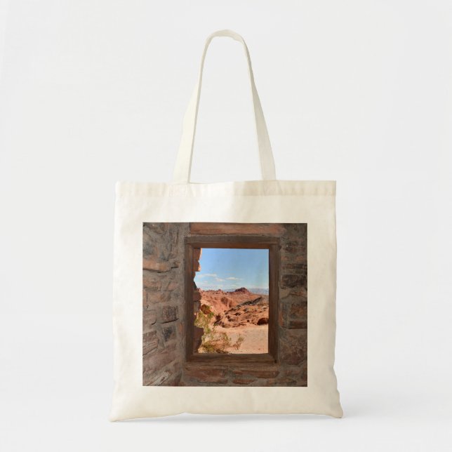 Inside cabin view of the Valley of Fire      Tote Bag (Front)