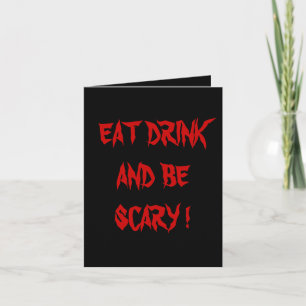 (inside card) WELCOME TO OUR HALLOWEEN PARTY ! Card
