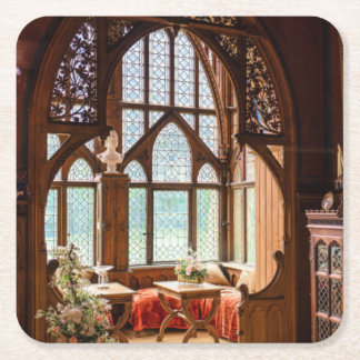 Inside Castle Marienburg - Germany Square Paper Coaster