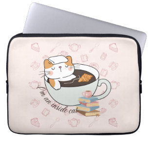 Inside Cat Spa Laptop Sleeve