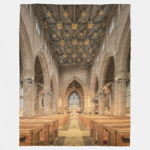 INSIDE CATHEDRAL 3 FLEECE BLANKET
