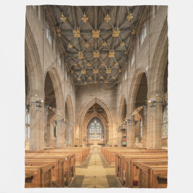 INSIDE CATHEDRAL 3 FLEECE BLANKET (Front)