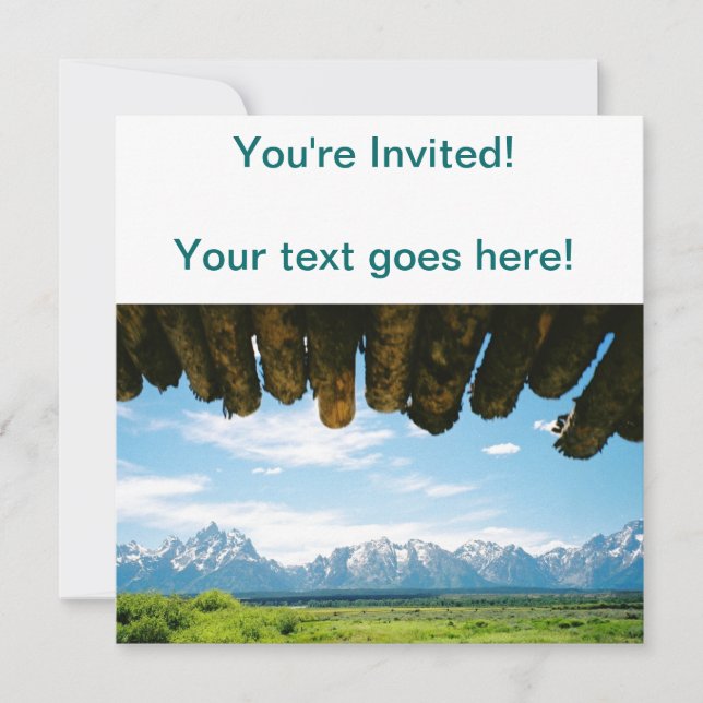 Inside Cunningham Cabin Invitation (Front)
