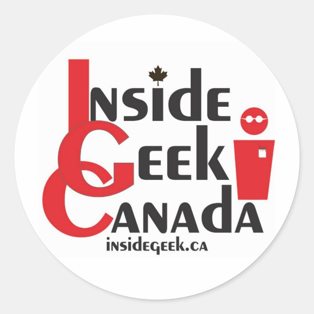Inside Geek Canada Stickers (Front)