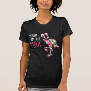 Inside I Am All Pink Flamingo   Funny Flamingo T-Shirt