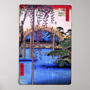 Inside Kameido Tenjin Shrine Poster