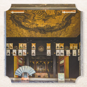 Inside Konchi-In temple, Kyoto Paper Coaster