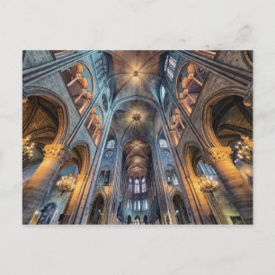 Inside Notre-Dame Postcard