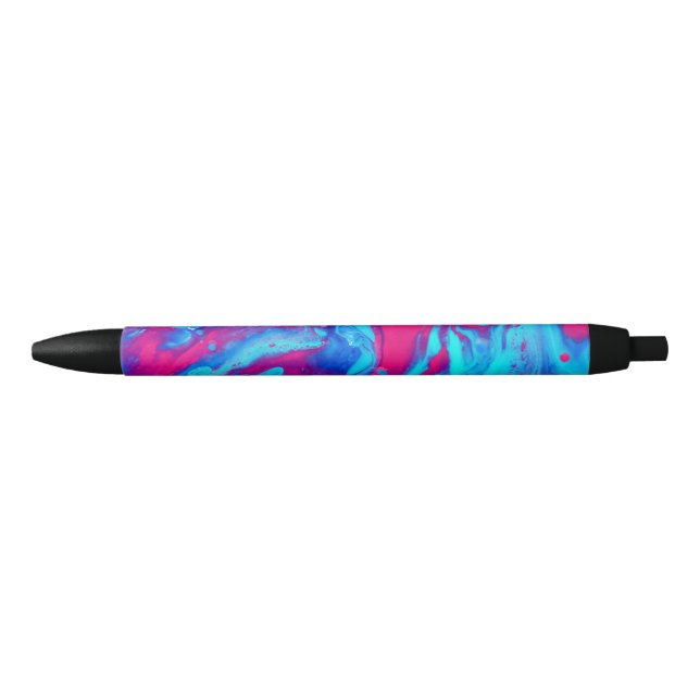 Inside of a lava lamp black ink pen (Front)