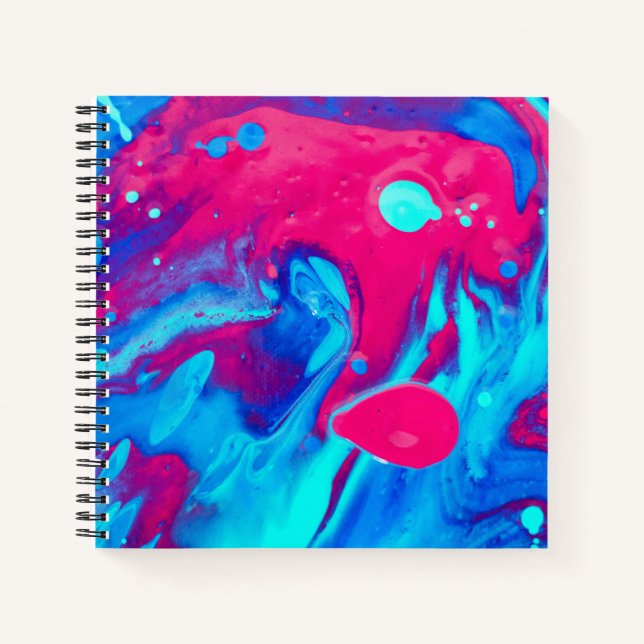 Inside of a lava lamp notebook (Front)