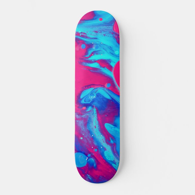 Inside of a lava lamp skateboard (Front)