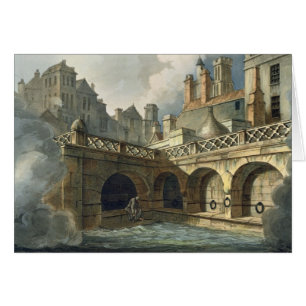 Inside of Queen's Bath, from 'Bath Illustrated by