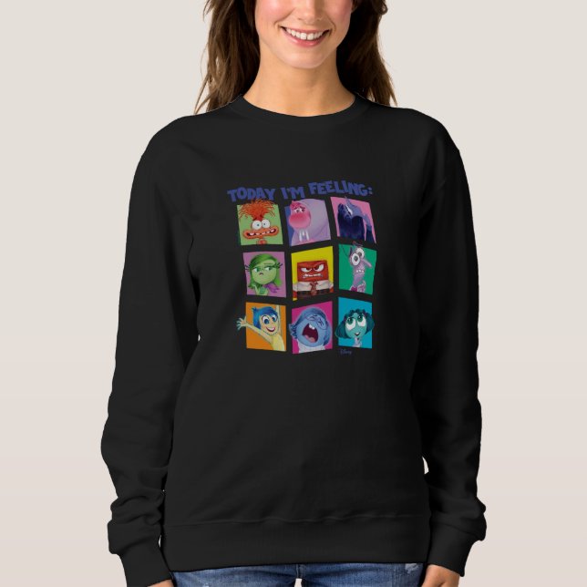 Inside Out 2 - Today I'm Feeling Emotion Character Sweatshirt (Front)