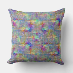 Inside out coloured spots under straight thin line cushion