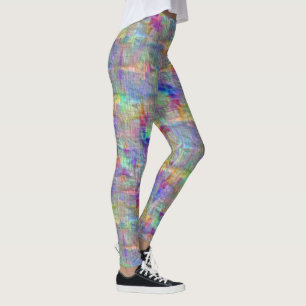 Inside out coloured spots under straight thin line leggings