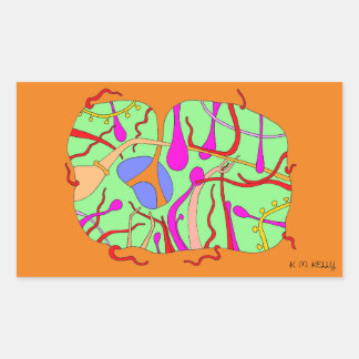 INSIDE OUT - RECTANGULAR STICKER