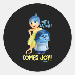 Inside Out With Sadness Comes Joy Classic Round Sticker