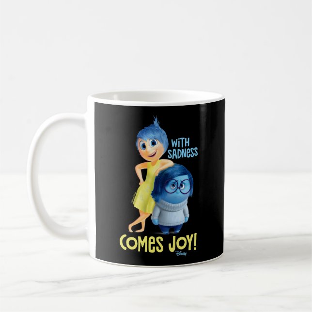 Inside Out With Sadness Comes Joy Coffee Mug (Left)