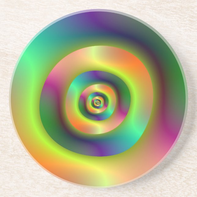 Inside Outside Rings Coaster (Front)