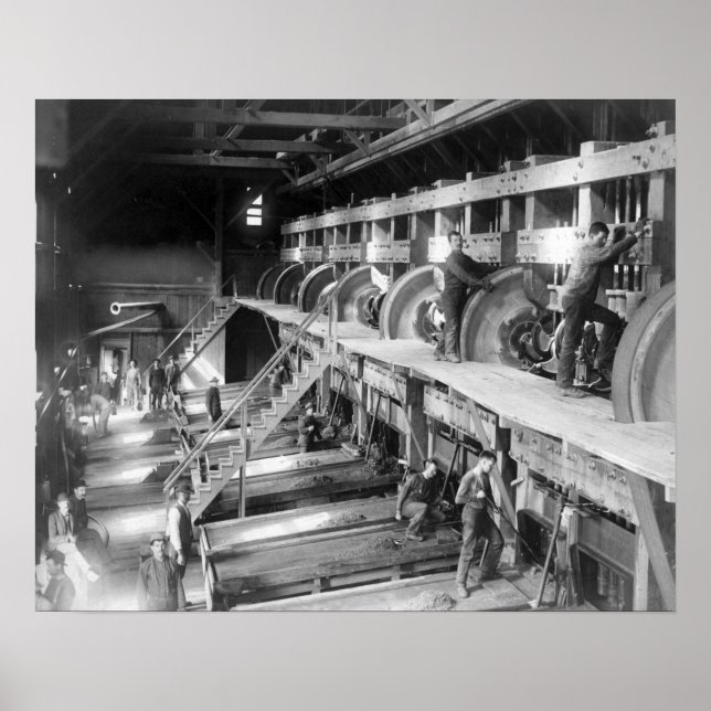 Inside the Deadwood Terra Gold Stamp Mill Poster (Front)