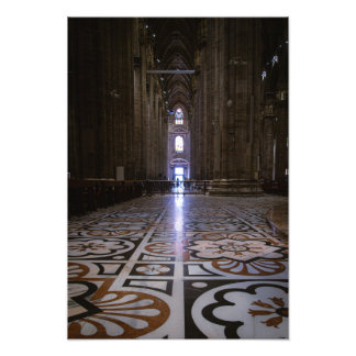 Inside the Duomo di Milano Photo Print