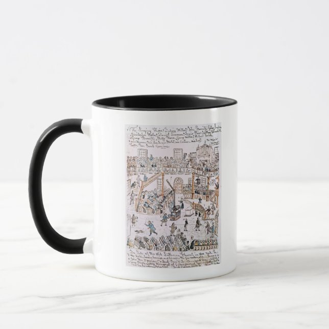 Inside the Old Lutheran Church, York County, 1800 Mug (Left)