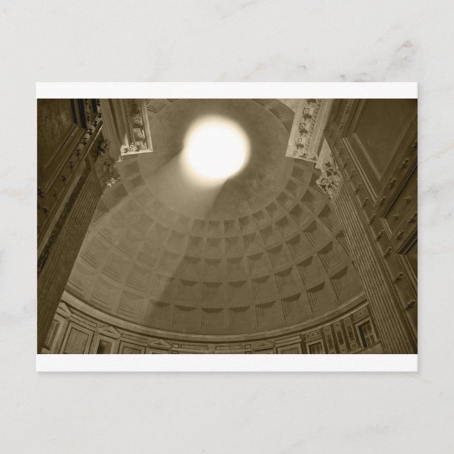Inside the Pantheon, Rome Postcard (Front)