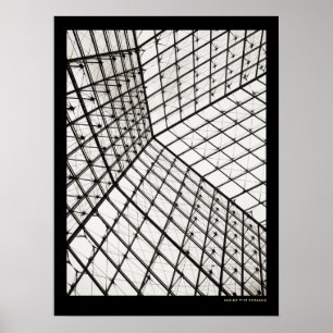 Inside The Pyramid of Louvre - poster