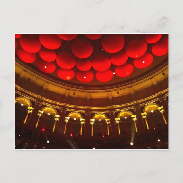 Inside the Royal Albert Hall Postcard (Front)