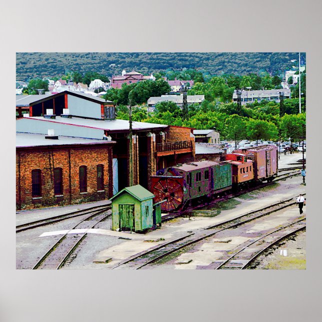 Inside the Train Yard Poster (Front)
