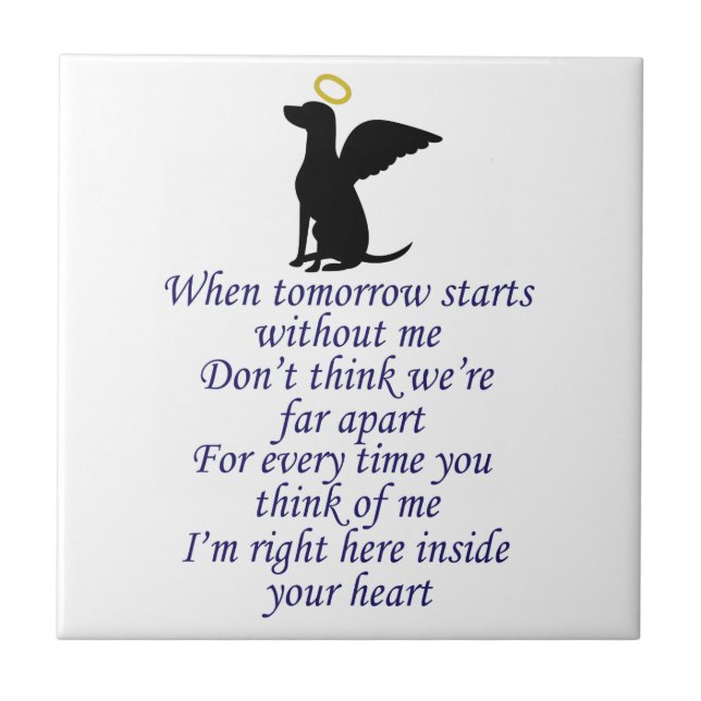 Inside Your Heart Ceramic Tile (Front)