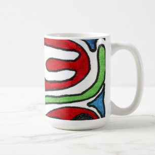 "Insides Out" Abstract Design Mug