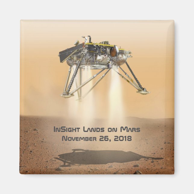 InSight Landing on Mars Magnet (Front)