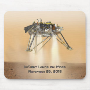 InSight Landing on Mars Mouse Pad