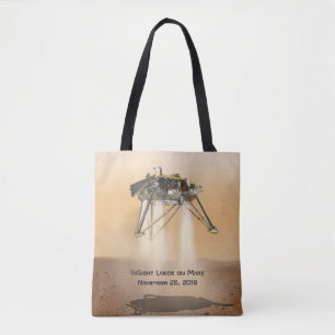 InSight Landing on Mars Tote Bag