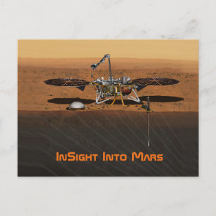 InSight Mars Lander Mission Postcard