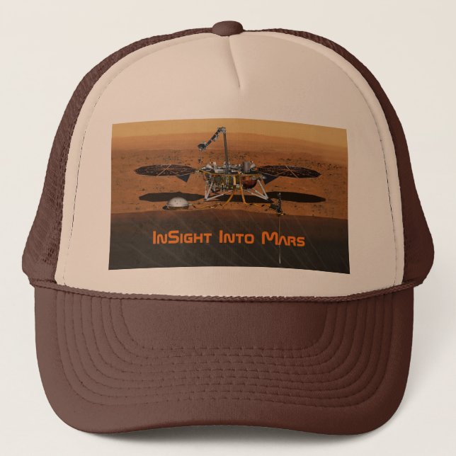 InSight Mars Lander Mission Trucker Hat (Front)