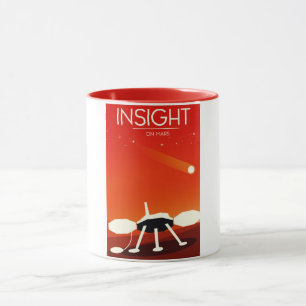 Insight Mars Lander Space Art Mug