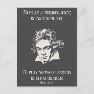 Insignficant v. Inexcusable Postcard