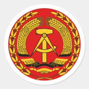 Insignia of the Volksmarine Classic Round Sticker
