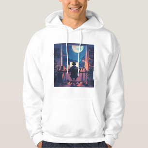 Insomniac Gamer Night Desk Hoodie