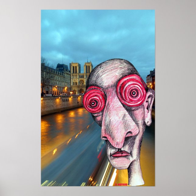 Insomniac Headed For Notre Dame Poster (Front)